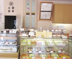 茨城県石岡市柿岡に土田製菓店と不二家、新宿中村屋があります。