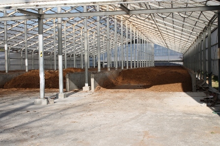 華川牧場における農業にも貢献する循環型の堆肥処理施設