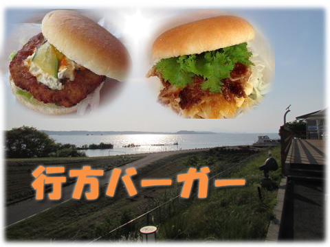 霞ヶ浦で養殖されたナマズや鯉を使った行方バーガーはご当地バーガーとして大人気です。