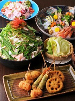 茨城県土浦市神立駅からすぐ近くの串とんぼ夷の宴会メニューです。歓迎会・送別会・忘年会などの職場の飲み会、各種お祝い事や地域の集まり・友人同士の宴会など大歓迎です。