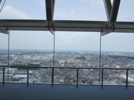 茨城県庁展望台からの眺め