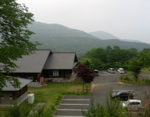 つくばねオートキャンプ場丘の上からの風景