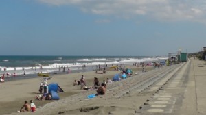 大竹海岸で潮風を受けてきました。(^^)