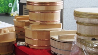 地元産の木を使った水戸市の郷土工芸品「水戸やなかの桶」