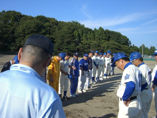 2010年度磐城高校野球部ＯＢ会イベント集合写真