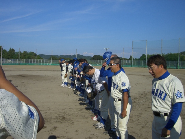 2010年度磐城高校野球部ＯＢ会イベント集合写真